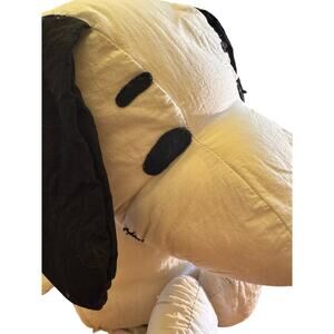 Vintage Large Nylon Snoopy Stuffed Animal Plush Toy